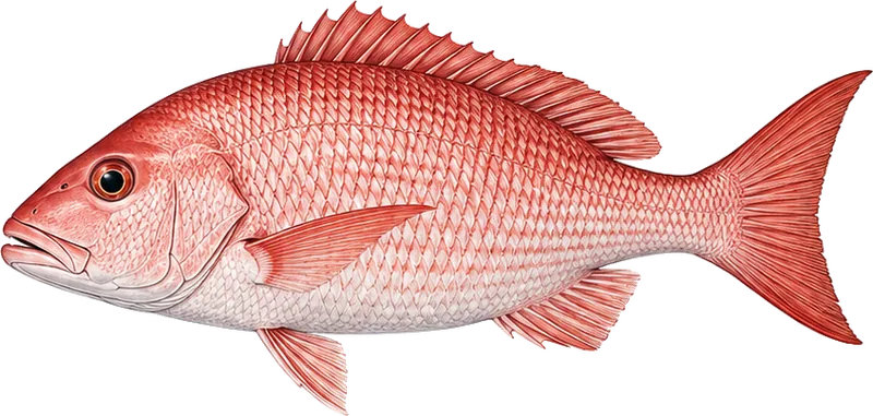 Red snapper, known locally as pargo, taken over rock and reef structure