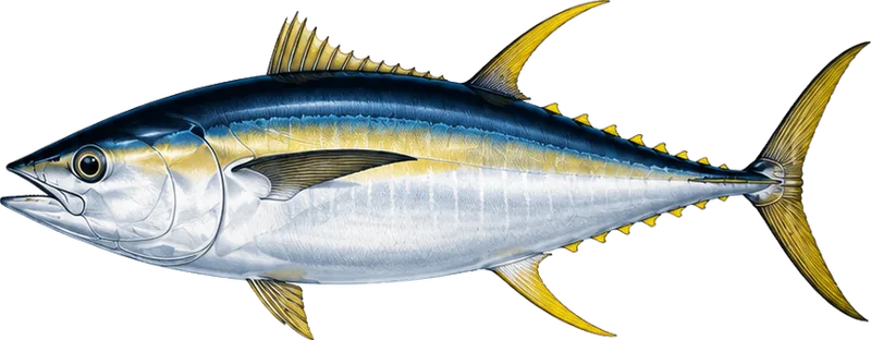 Yellowfin tuna, the target of long-range trips out of Puerto Vallarta